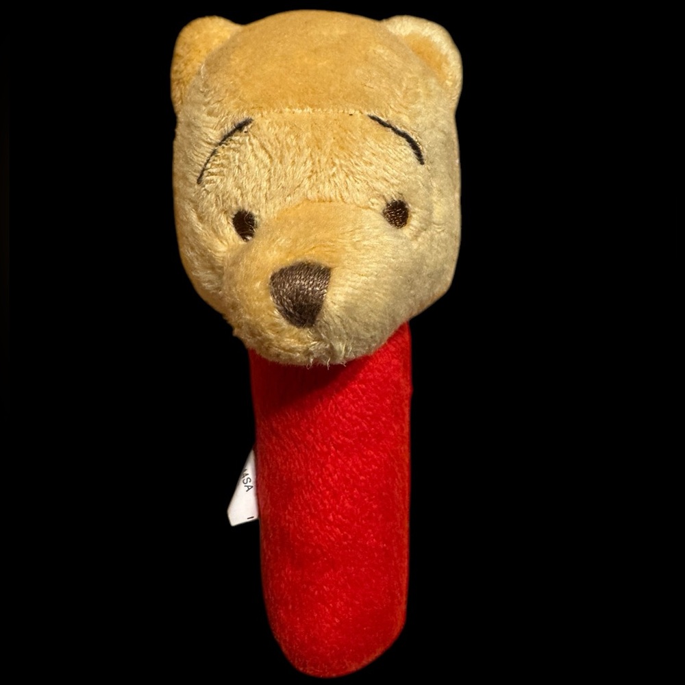 Disney Winnie the Pooh Plush Baby Rattle